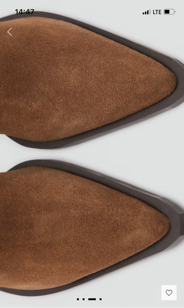 Kahverengi Süet Kadın Topuklu Bot - Görsel 3