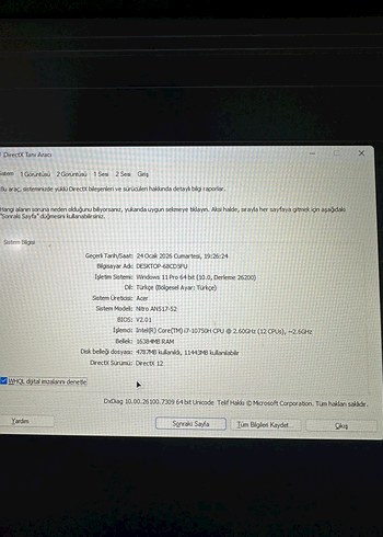 Siyah Acer Laptop - Görsel 7