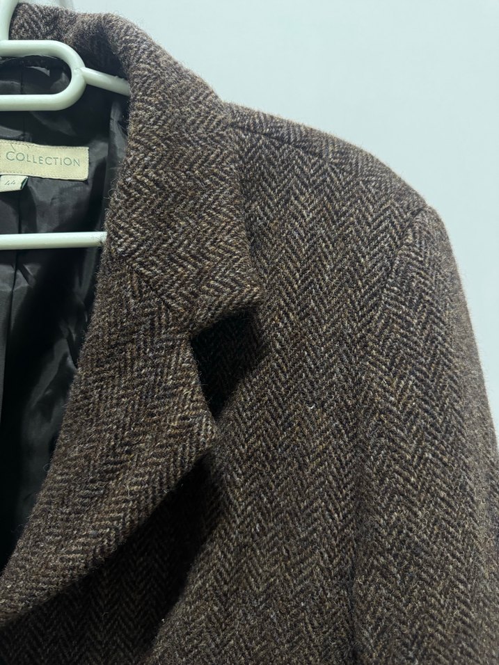 Kahverengi Düğmeli Kadın Blazer Ceket - Görsel 3