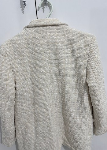 Bej Midi Kadın Blazer Ceket  - Görsel 4