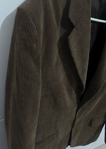 Düğmeli Kahverengi kadın Ceket - Görsel 3