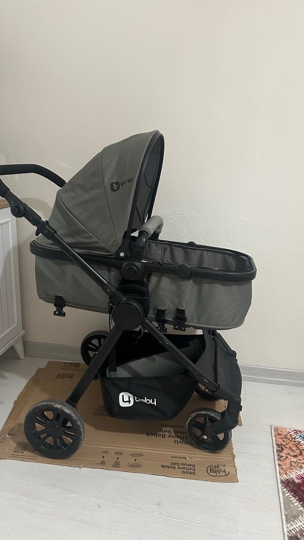 Travel sistem bebek arabası gri - Görsel 4