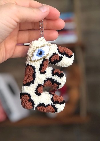 Bohem Anahtarlık - Kahverengi - Görsel 2