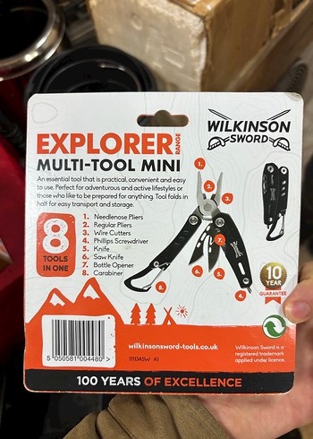 Wilkinson Sword 8 Fonksiyonlu Mini Çok Amaçlı Alet - Görsel 2