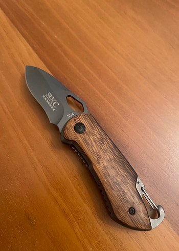 Kahverengi Ahşap Saplı Katlanabilir Çok Amaçlı Çakı - Görsel 2