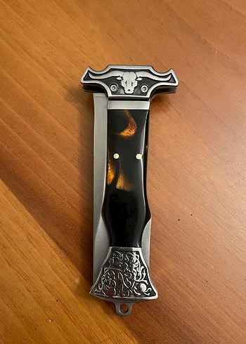 Mtech Dekoratif Koyu Renkli Katlanır Cep Bıçağı - Görsel 3