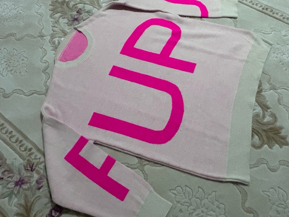 Pembe Kadın Triko - Görsel 4