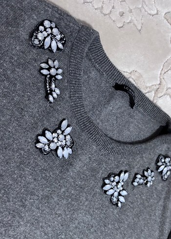 Lcw Gri Kadın Triko Kazak - Görsel 4