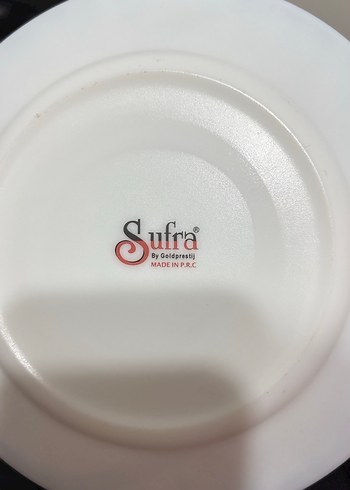 Gri Desenli Beyaz Tabak Seti - Görsel 3