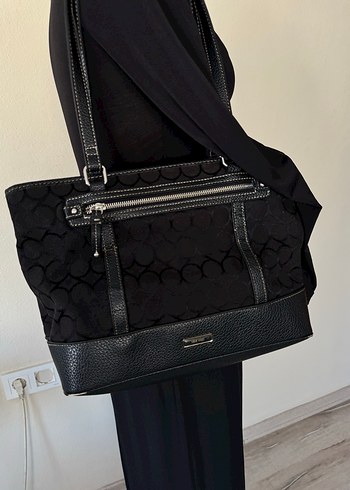 Siyah Vintage Çanta - Görsel 4