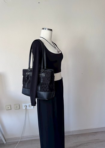 Siyah Vintage Çanta - Görsel 2