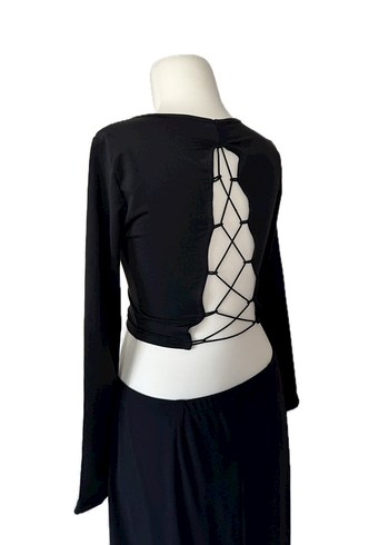 sırt dekolteli üst - Görsel 3