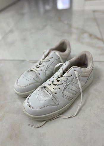 Beyaz Kadın Spor Ayakkabı - Görsel 4