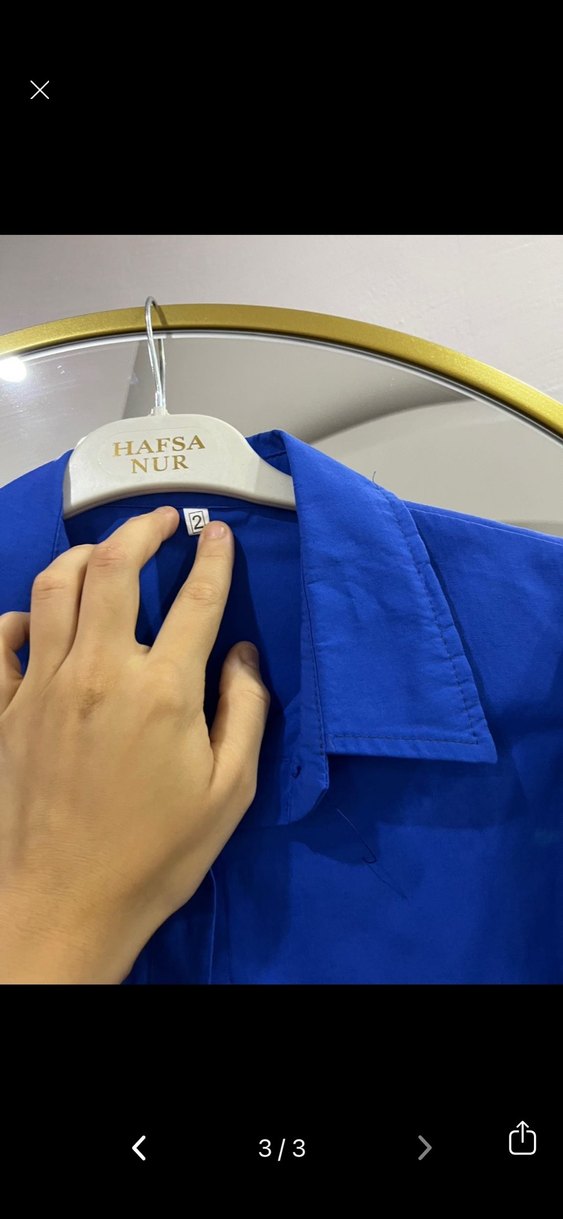 Kadın keten tunik - Görsel 3