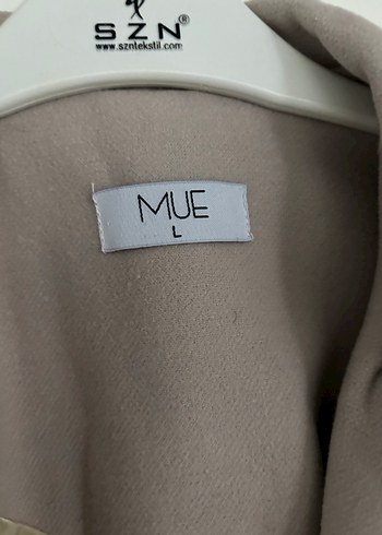 Düğmeli Bej Kadın kaşe Blazer Ceket - Görsel 5