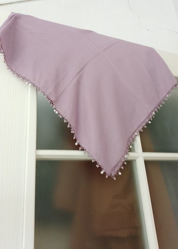 boncuklu yazma eşarp - Görsel 2