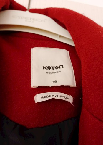 bordo  Uzun Kadın Kaban - Görsel 3