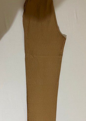 Suud collection camel dökümlü havuç kesim pantalon - Görsel 2