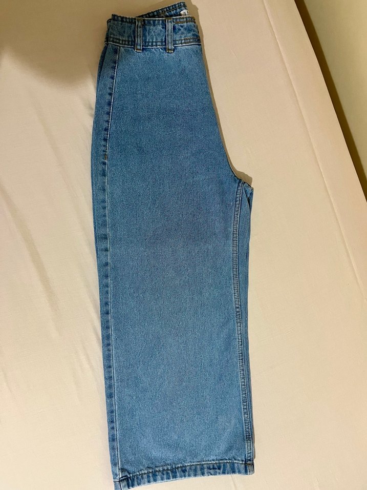 Fulla moda mavi bol kesim jean. - Görsel 3