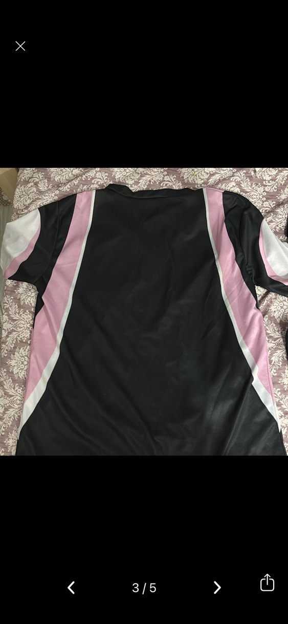 Pembe Baskılı Kısa Kollu Kadın Tişört - Görsel 2