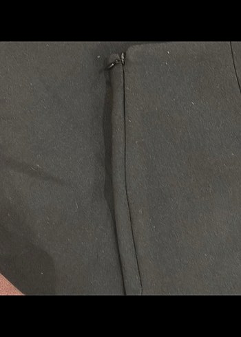 siyah sort etek fermuarlı - Görsel 6