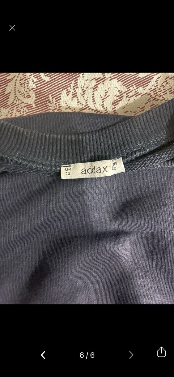 Mavi Kadın Oversize Sweatshirt - Görsel 4