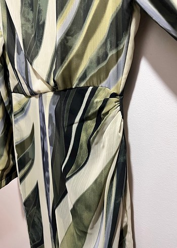 Drapeli Uzun Kadın Elbise - Görsel 4