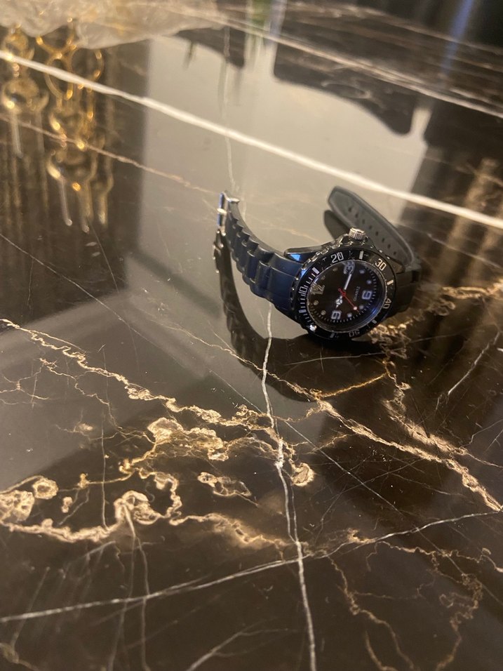 Siyah Erkek sportif saat - Görsel 2