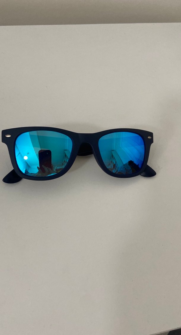 Mavi unisex güneş gözlüğü - Görsel 2