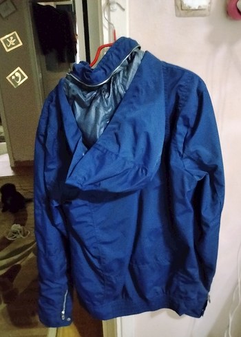 Mavi Fermuarlı  Ceket - Görsel 2