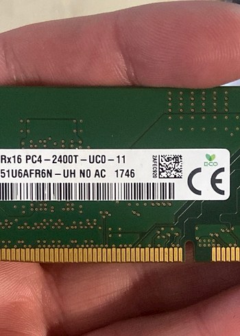 4GB SK Hynix PC3-12800U RAM Bellek 
Tekli fiyatıdır - Görsel 2