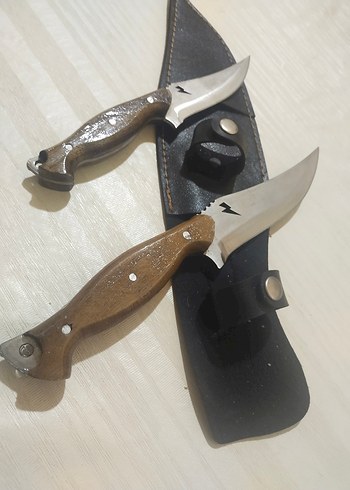 Kahverengi Ahşap Saplı Bıçak Seti - Görsel 2