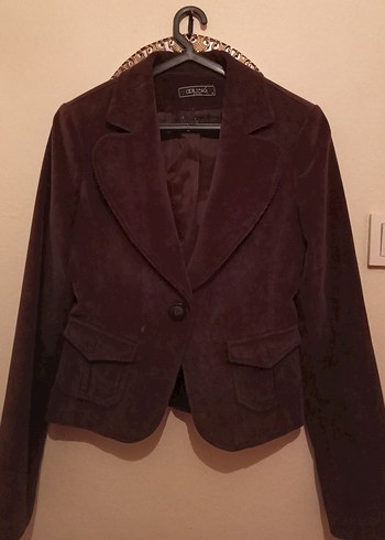 Çiçek Desenli Bohem Kadın Blazer - Görsel 14