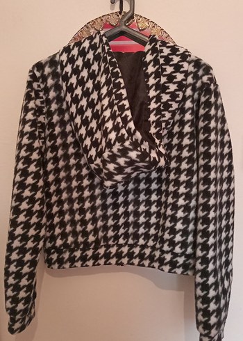 Gri Kapüşonlu Kadın Sweatshirt - Görsel 15