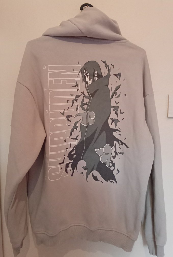 Gri Kapüşonlu Kadın Sweatshirt - Görsel 3