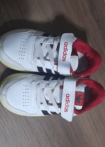 Erkek Çocuk Beyaz Adidas Spor Ayakkabı - Görsel 8