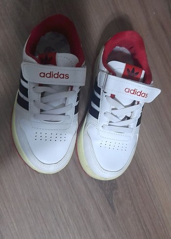 Erkek Çocuk Beyaz Adidas Spor Ayakkabı - Görsel 5