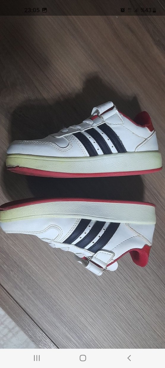 Erkek Çocuk Beyaz Adidas Spor Ayakkabı - Görsel 2