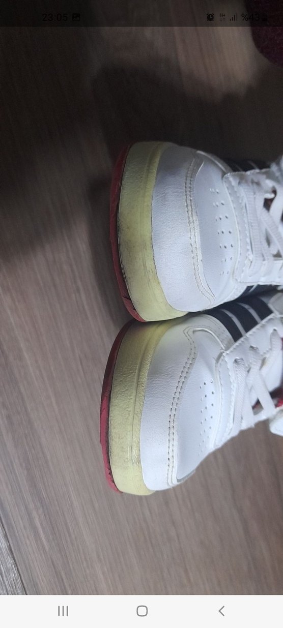 Erkek Çocuk Beyaz Adidas Spor Ayakkabı - Görsel 4