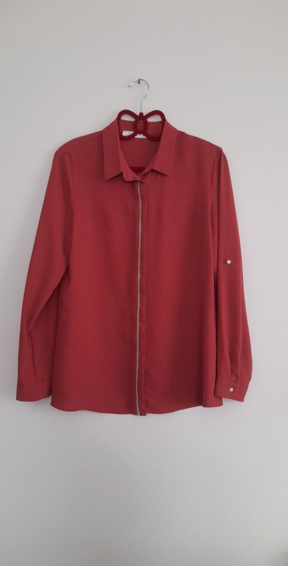 kiremit Kadın Gömlek - Görsel 3