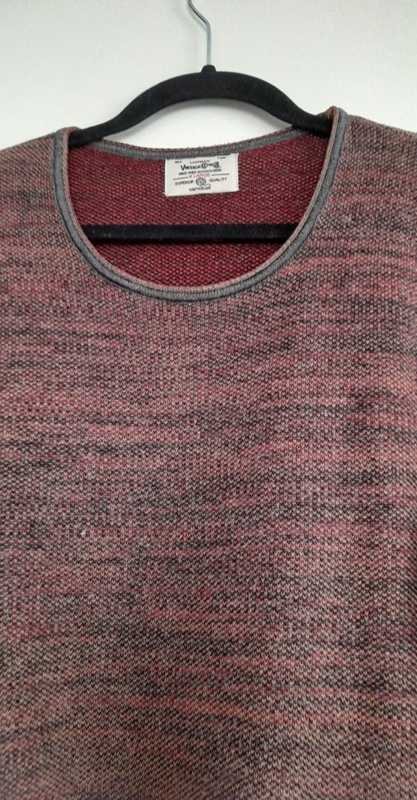 kiremit Erkek Triko Uzun Kollu Kazak - Görsel 3