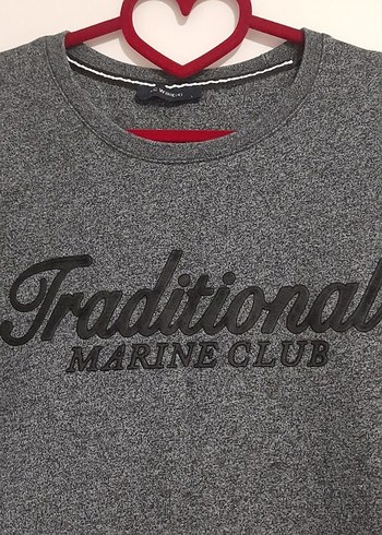 Gri Erkek Sweatshirt Uzun Kollu - Görsel 2