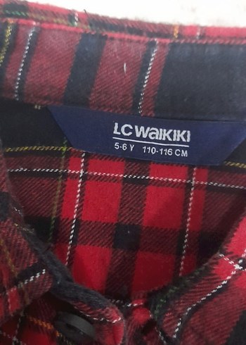 Düğmeli Kırmızı Ekose çocuk Gömlek - Görsel 3