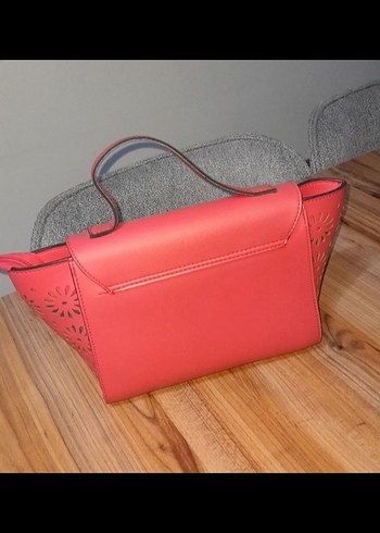 Tokalı nar çiçeği çanta - Görsel 2