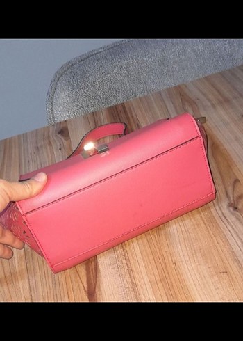 Tokalı nar çiçeği çanta - Görsel 8