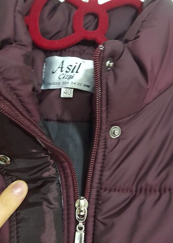 Şişme Mont mürdüm - Görsel 10