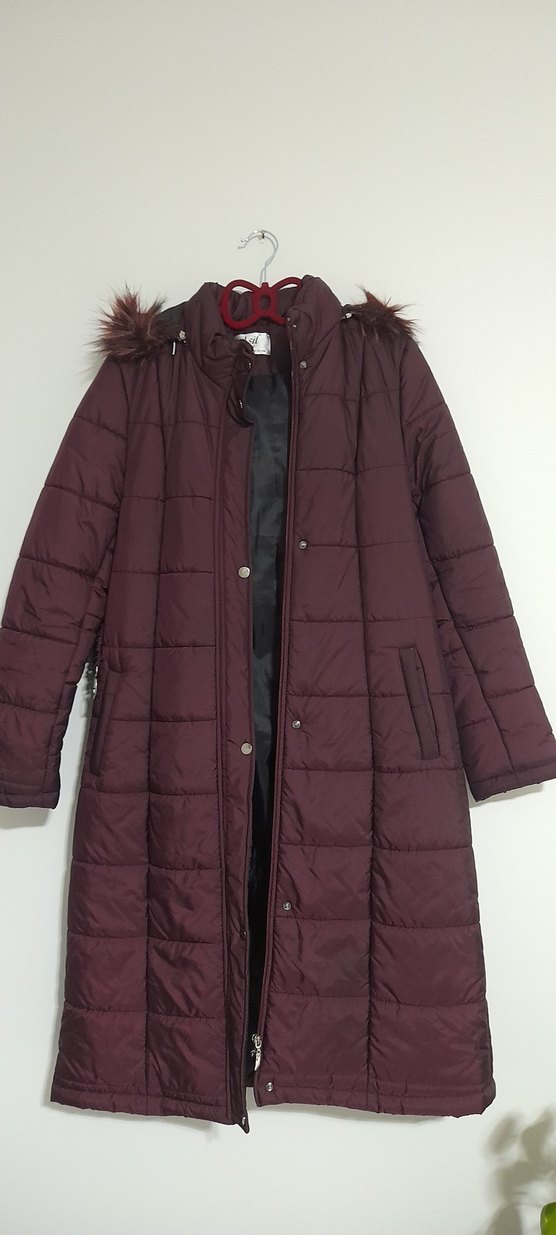 Şişme Mont mürdüm - Görsel 4