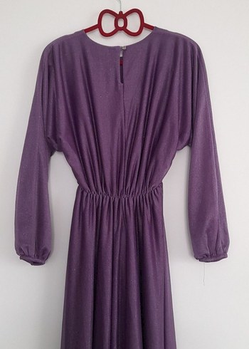 Uzun Elbise (lila mor simli), Uzun Kollu - Görsel 5