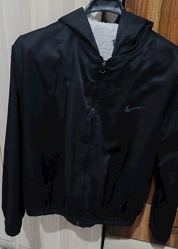 Siyah Kapüşonlu kısa mont - Görsel 2