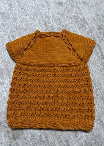 Örgü Kolsuz Yelek - Görsel 2